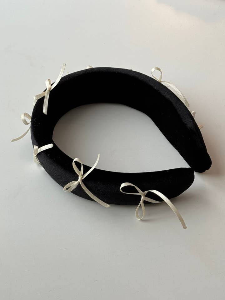 The Darling Beau Bow Headband for wholesale by Hello Darling
