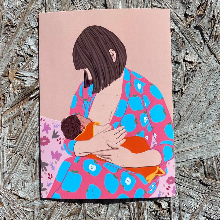 June Jewell Designs - Wholesale Art Print - 5”x7” Apple of My Eye Art Print2