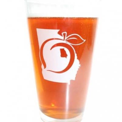 Pint Drinking Glassware for wholesale by Peach State Pride