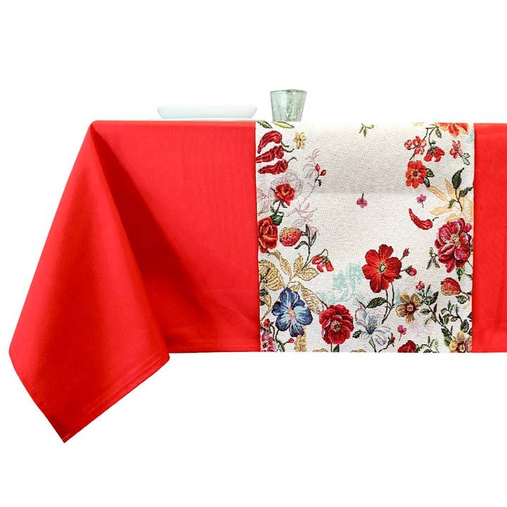 Almatex srl - Wholesale Table Runner - Strip cm.47x140 GOBELIN design NARNIA loose