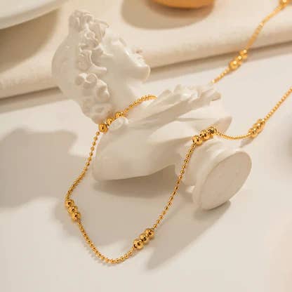 gold Simple Style Plating Solid Color Necklace wholesale for wholesale on Faire3