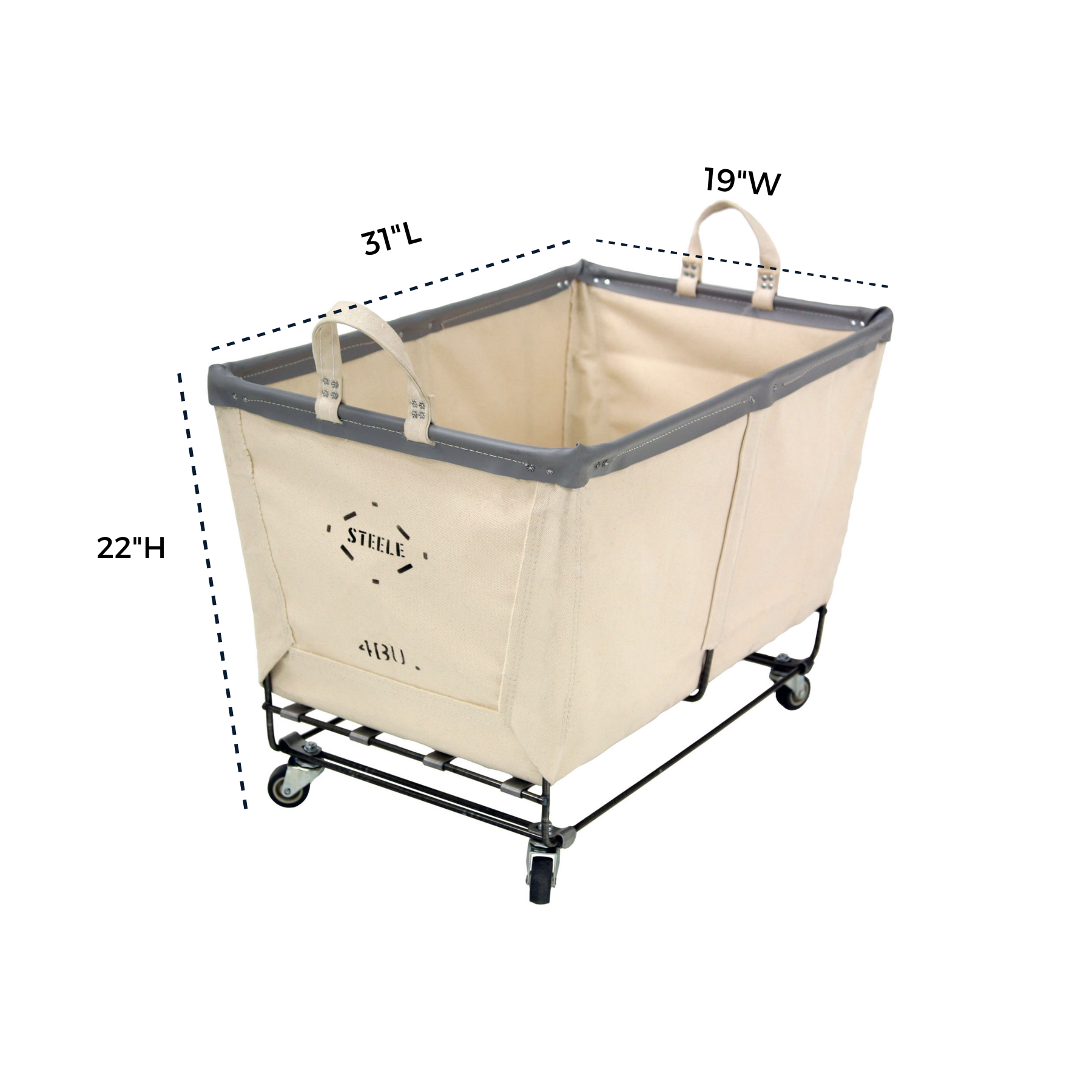 Steele Canvas Basket Corp. - Vendita all'ingrosso Cesti della biancheria - Piccolo camion in tela - 4 pezzi10