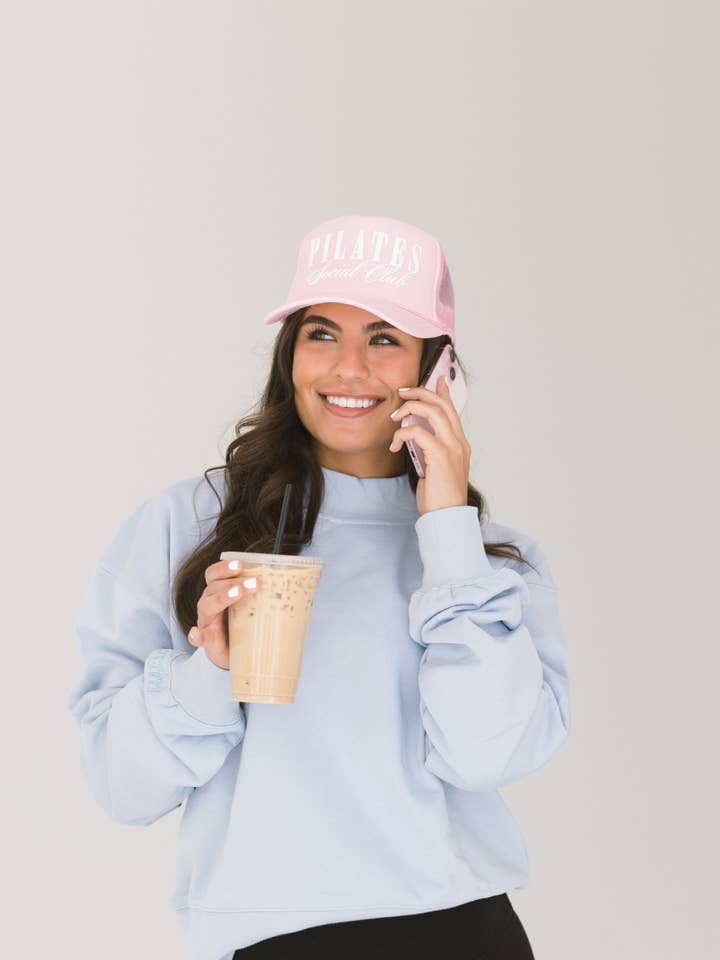 Pilates Social Club Pink for wholesale by Headed Everywhere