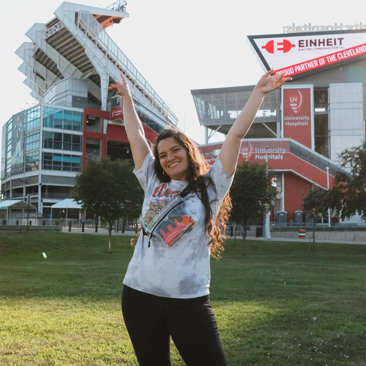 Anne Cate - Wholesale Belt Bag - Women's - Clear Game Day Belt Bag Fanny Pack - Stadium Approved2