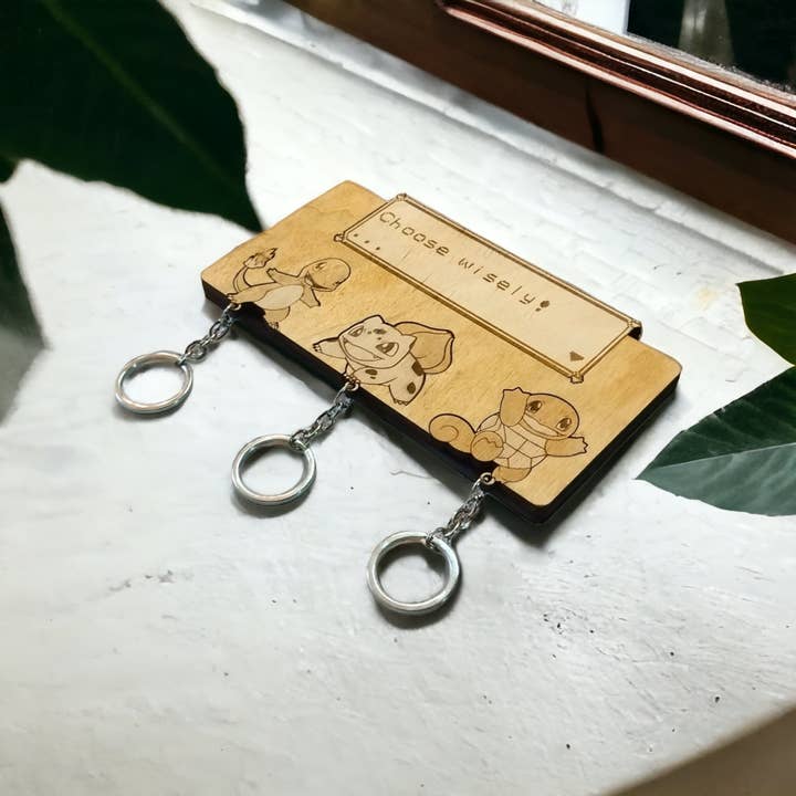 Studio Rima - Vente Porte-clés – unisexe - Porte-clés mural Pokémon avec porte-clés geek - Studio Rima3