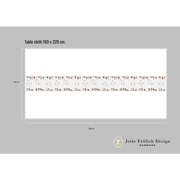 Mantel 'Niños Bailando' 160 x 320 cm para venta al por mayor de Jette Frölich Design