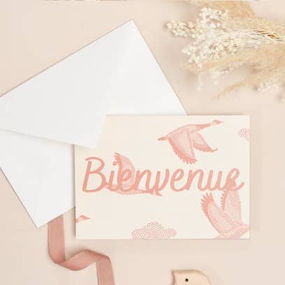 Baubels - Wholesale Thank You Card - Birdy Merci card - made in France1