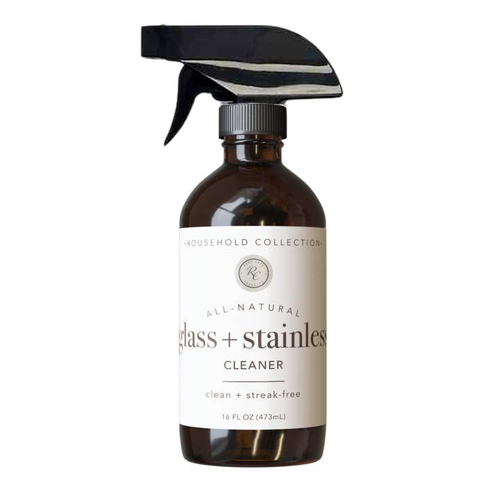 GLASS + STAINLESS CLEANER | 16 oz for wholesale by Rowe Casa Organics