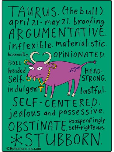 Magnet-Taurus naughty Clayboys for wholesale by Ephemera