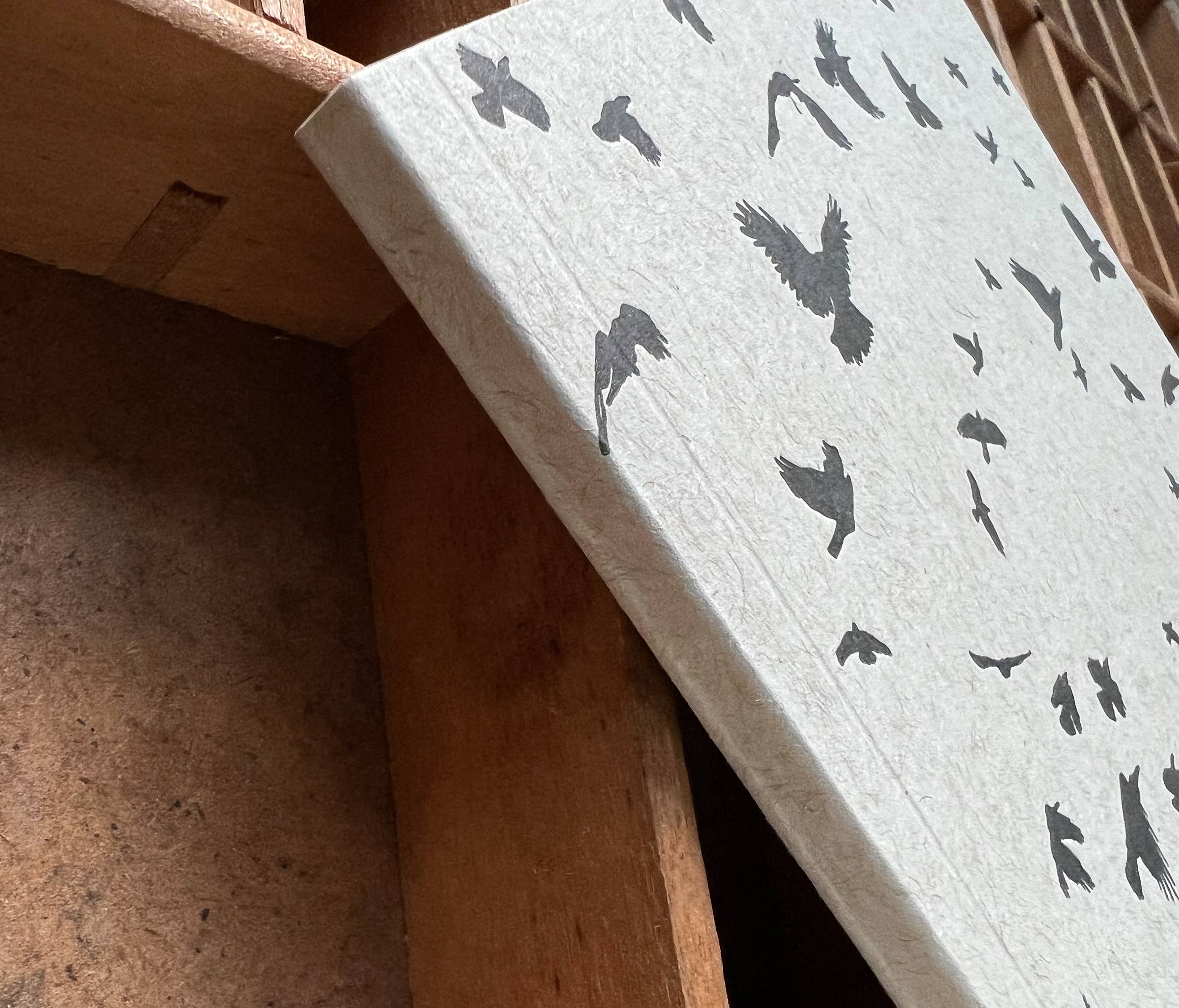 Blackbird Letterpress – wholesale Notebook – murder of crows large notebook4