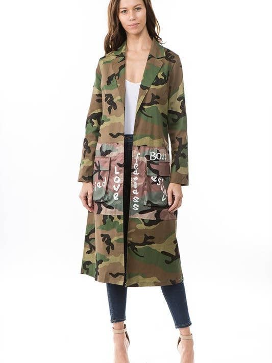 Camouflage DAMESMODE CAMOUFLAGEJACKETS voor groothandel op Faire1