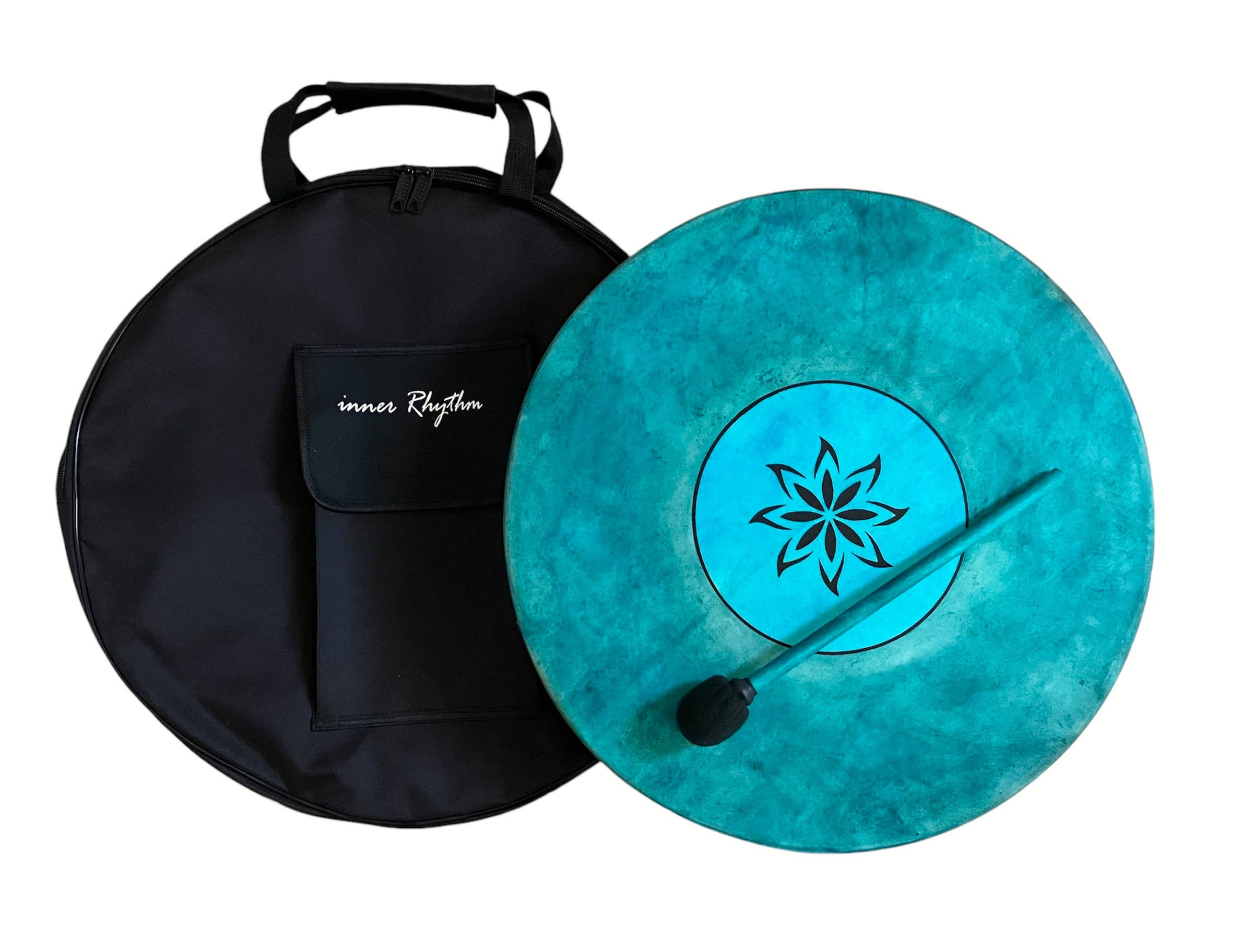 inRhythm - Wholesale Sculpture - Lotus Flower Drum w/ optional Display Stand and Carry Bag14