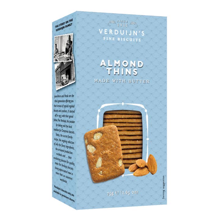 TASTY FRANCE – Großhandel Cookie – Verduijn's feine Butterkekse mit Mandeln