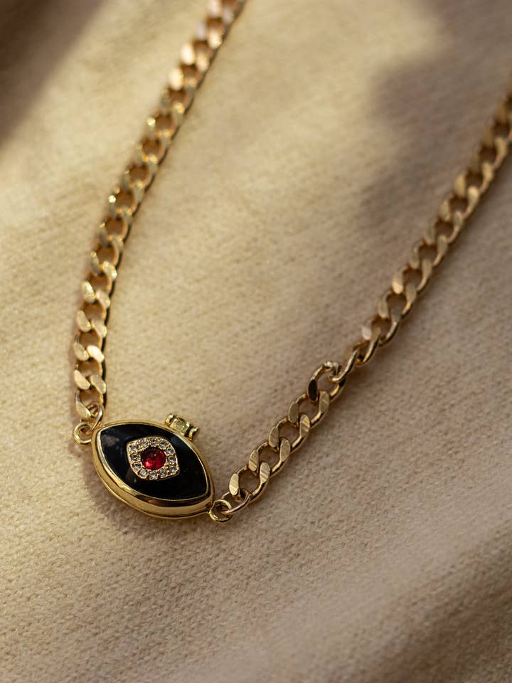 Lightkeeper Medaillon Ketting | Vergulde Cubaanse Ketting voor wholesale door Océanne