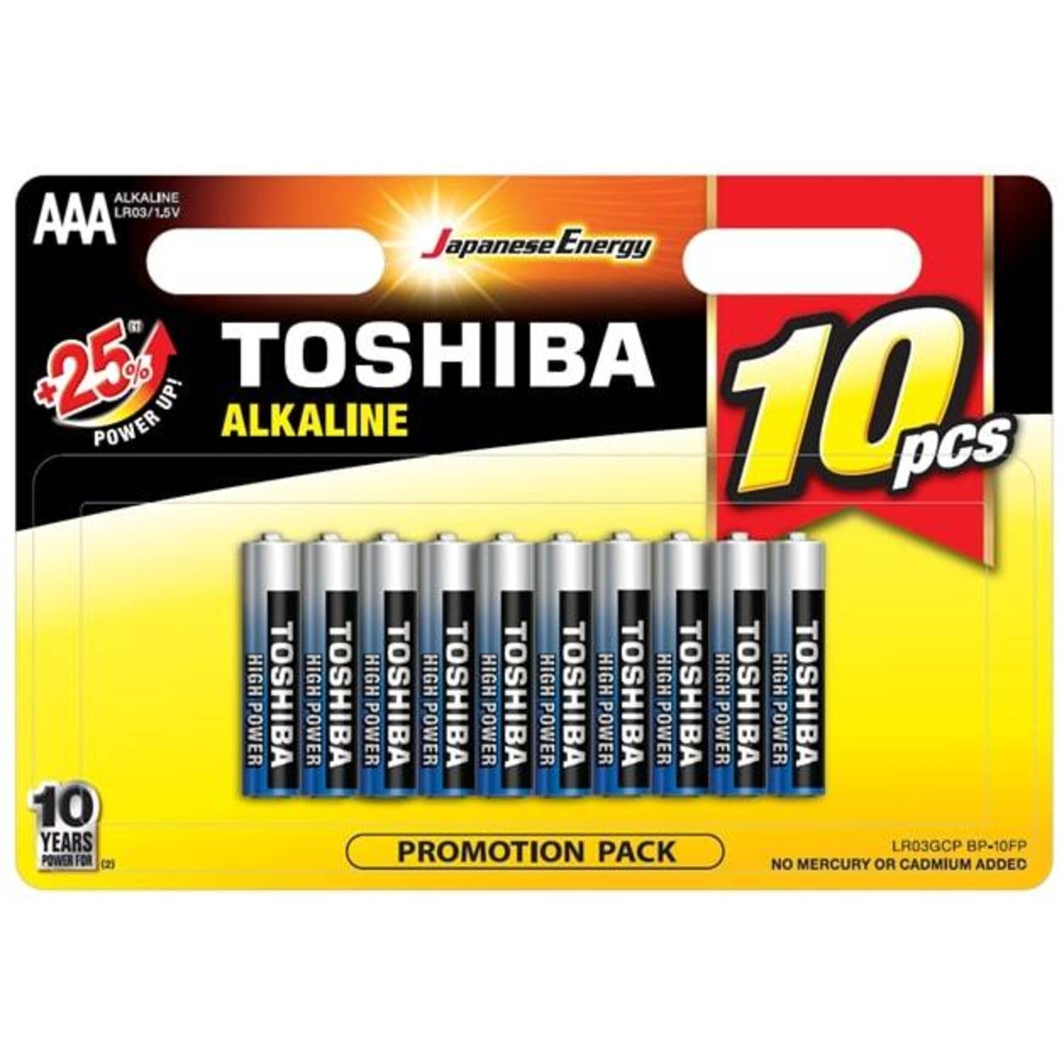 Tekmee – Großhandel Mobiles Ladegerät – TOSHIBA AAA ALKALINE BATTERIEN - LR03 - 1,5V x100