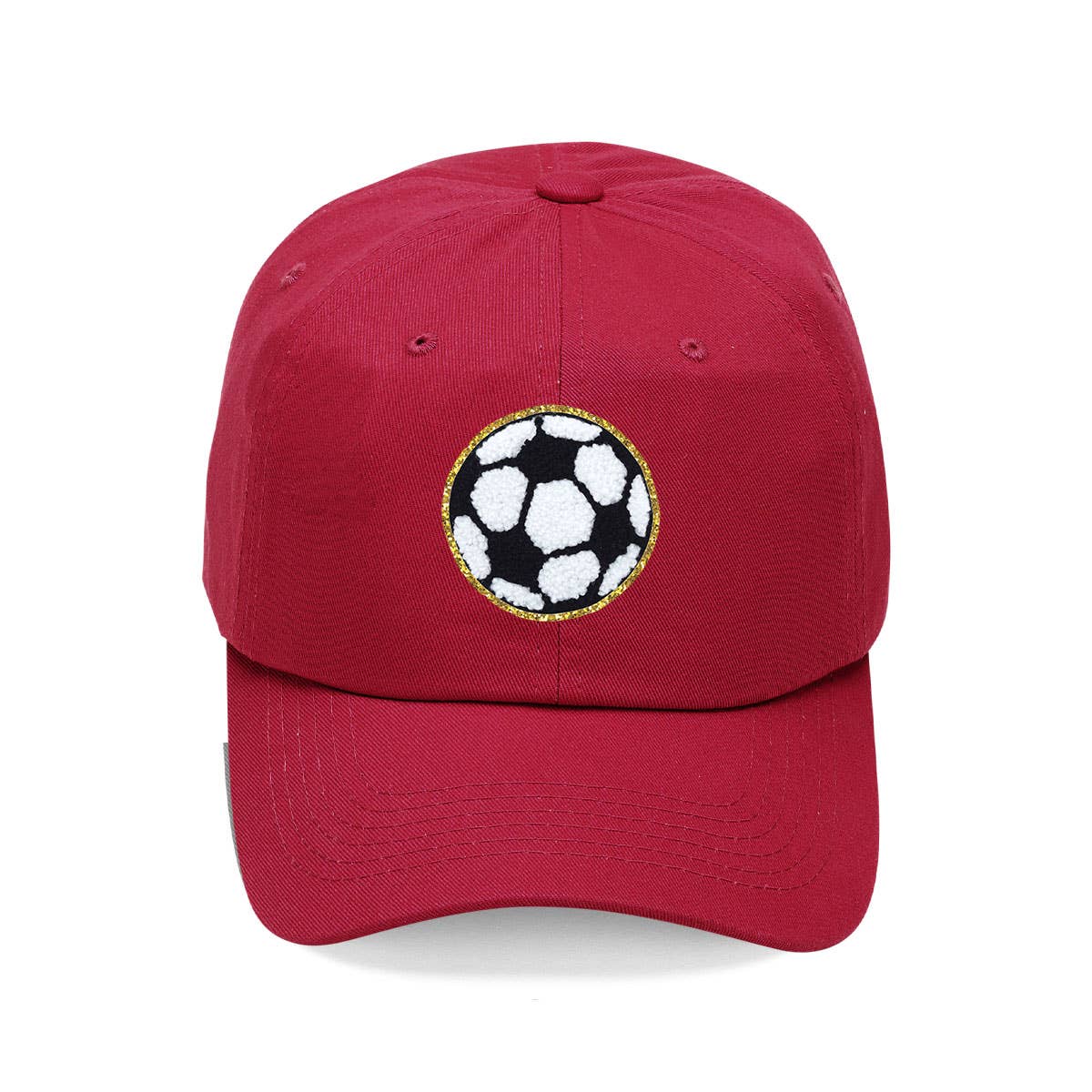 Viv&Lou - Wholesale Baseball Cap - Women's - Soccer Glitter Patch Cap3