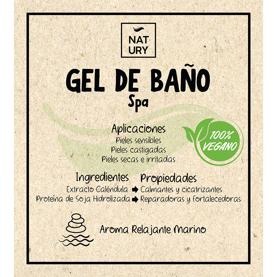 Natury Greencare - Wholesale Body Wash/Shower Gel - Natury Spa Bath Gel 15L1