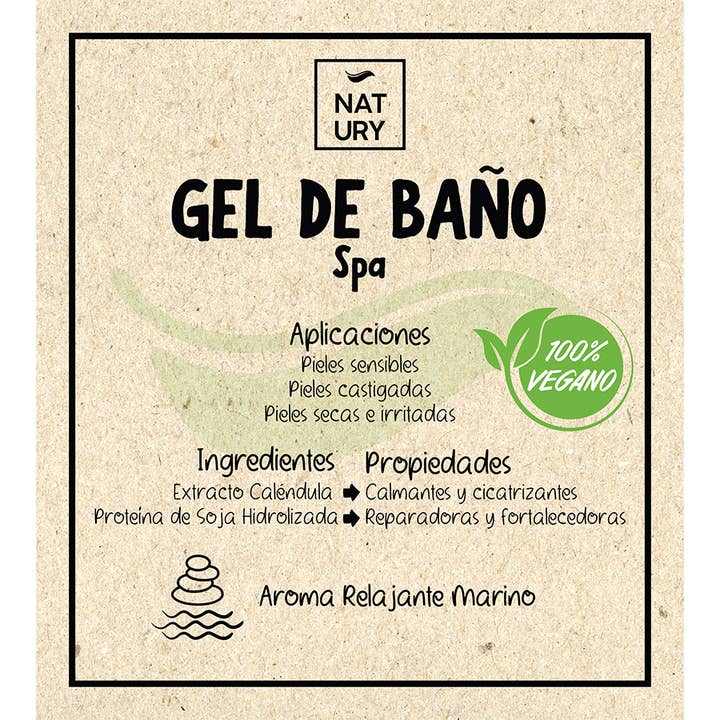 Natury Greencare - Wholesale Body Wash/Shower Gel - Natury Spa Bath Gel 15L1