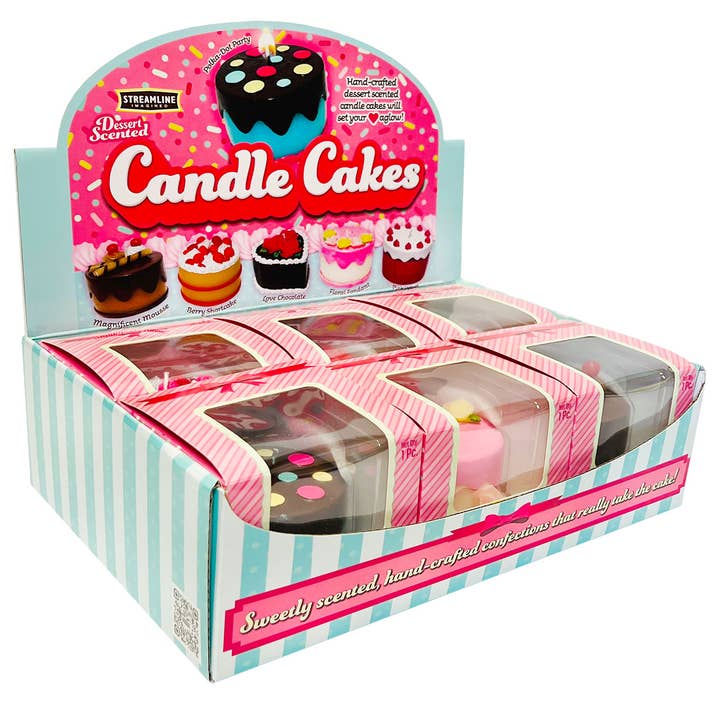 Streamline - Vente Bougies originales - Bougies parfumées en forme de gâteau de fête2