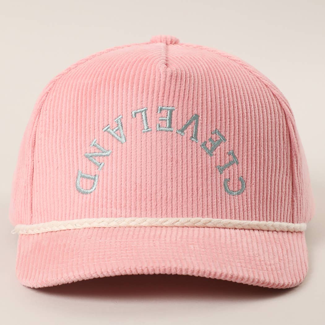 CORDUROY 3003 Cappello Ricamato in Velluto a Coste Personalizzato - La Tua Città e Stato in vendita all'ingrosso su Faire11