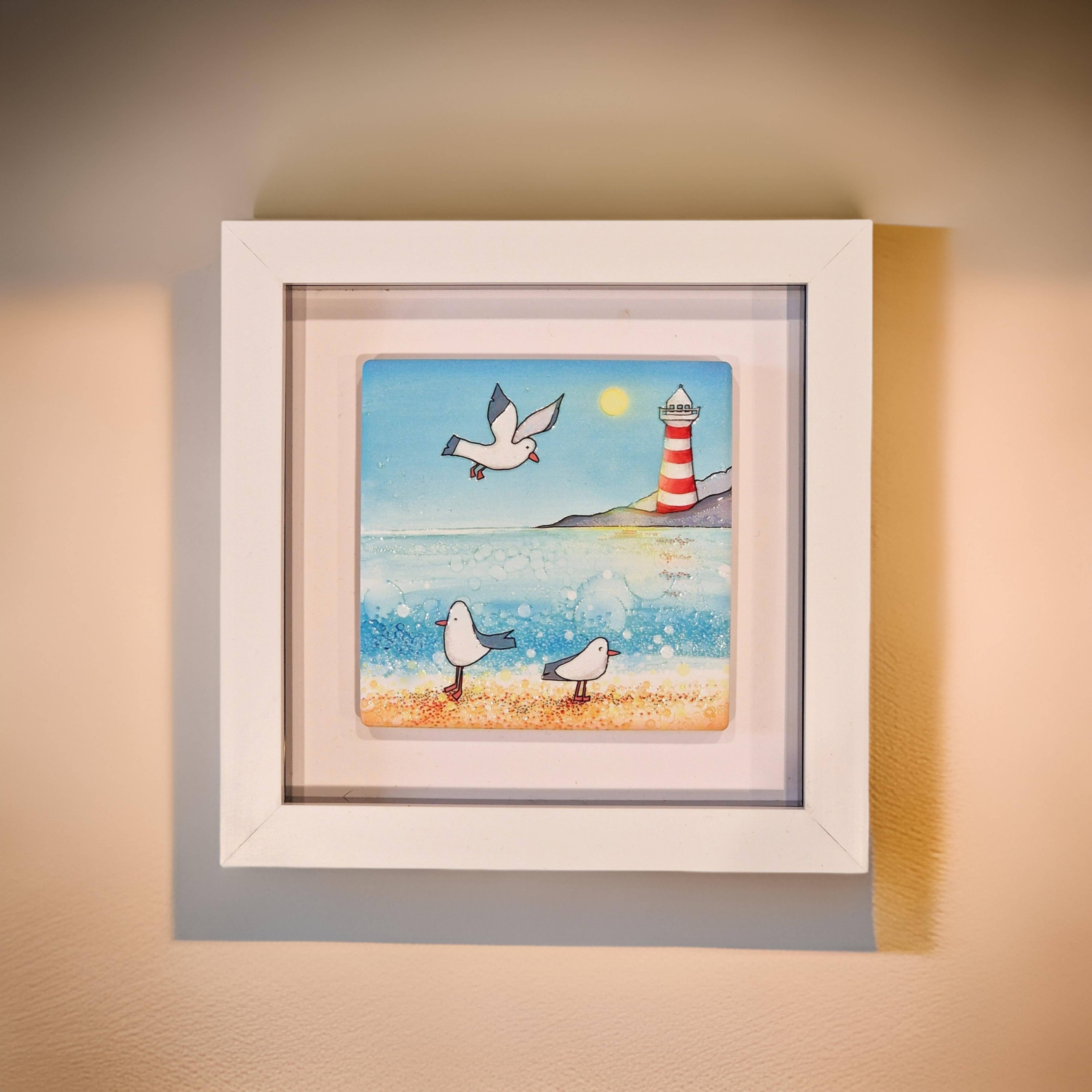 By Jo Crafts – wholesale Art print – 97-SP Seagull Lighthouse Small Picture9