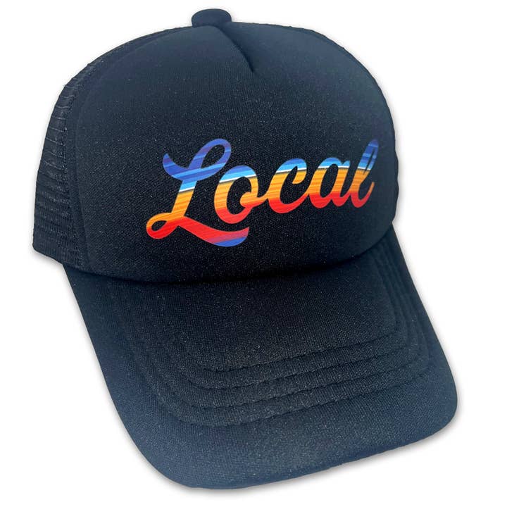 Sol Baby Black Local Trucker Hat for wholesale by Sol Baby