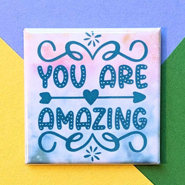 Happy Little Magnet - You Are Amazing (Pastel) for wholesale by Stuck Together Magnets