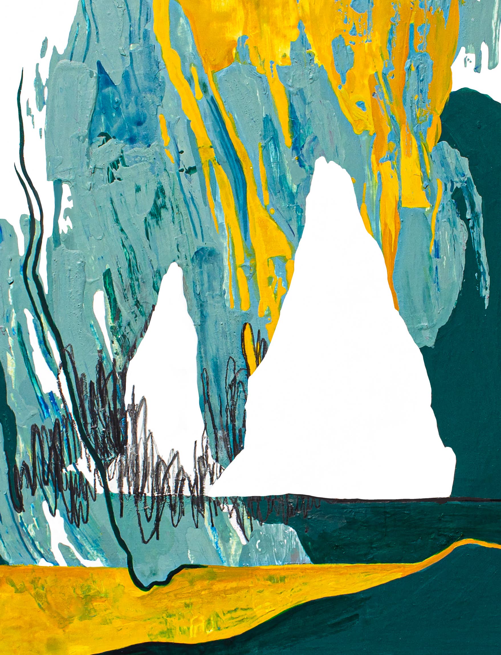 Juliann Choe - Wholesale Art Print - Split Rocks Olympic National Park Art Print1