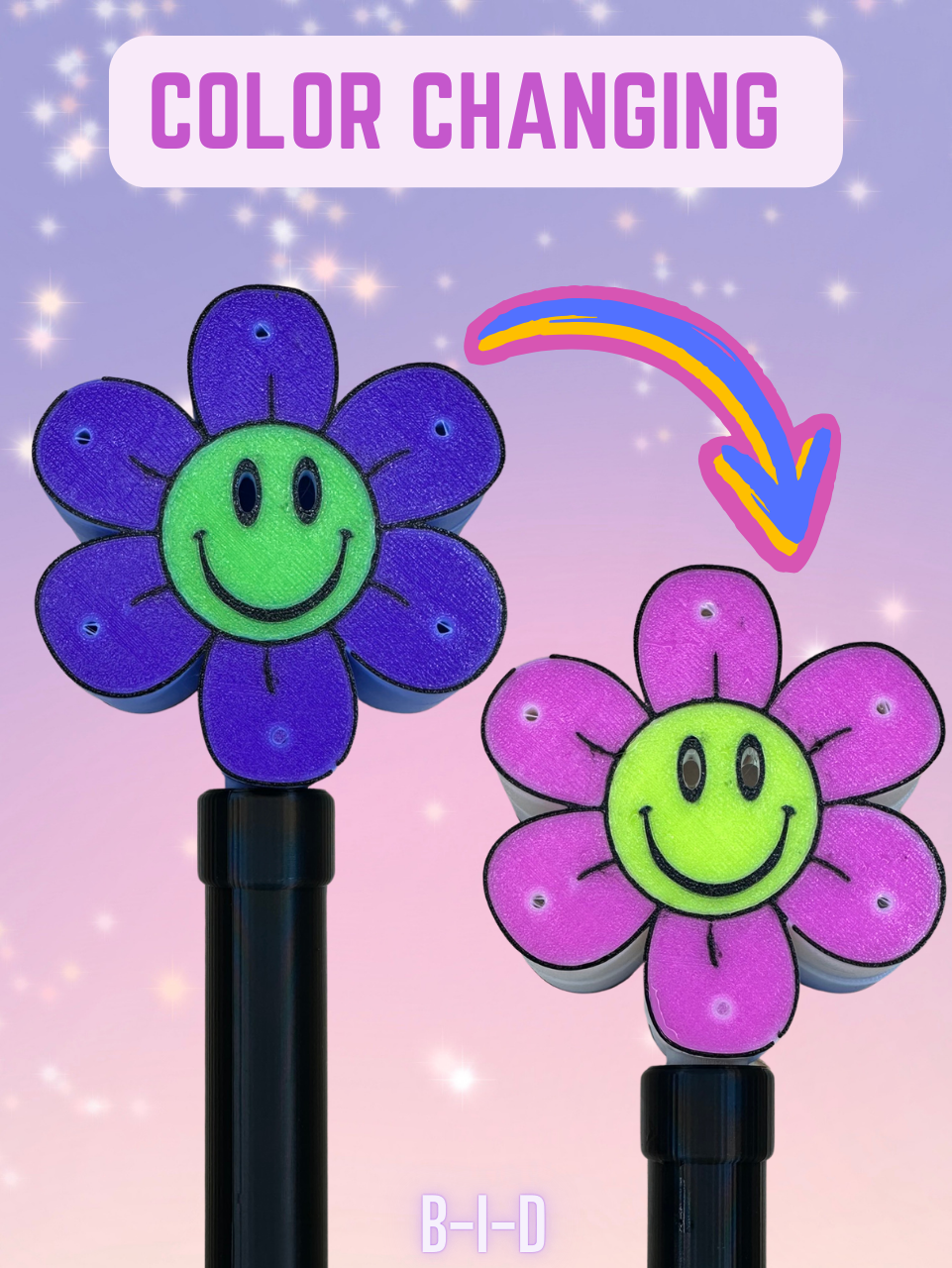 BID Designs - Wholesale Bath Bomb/Fizz - Flower Bath Bomb Wand Color Change3