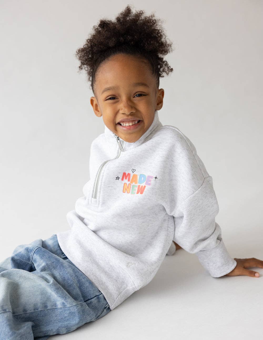 Elevated Faith - Wholesale Sweatshirt - Kids - Made New Kids Half-Zip5