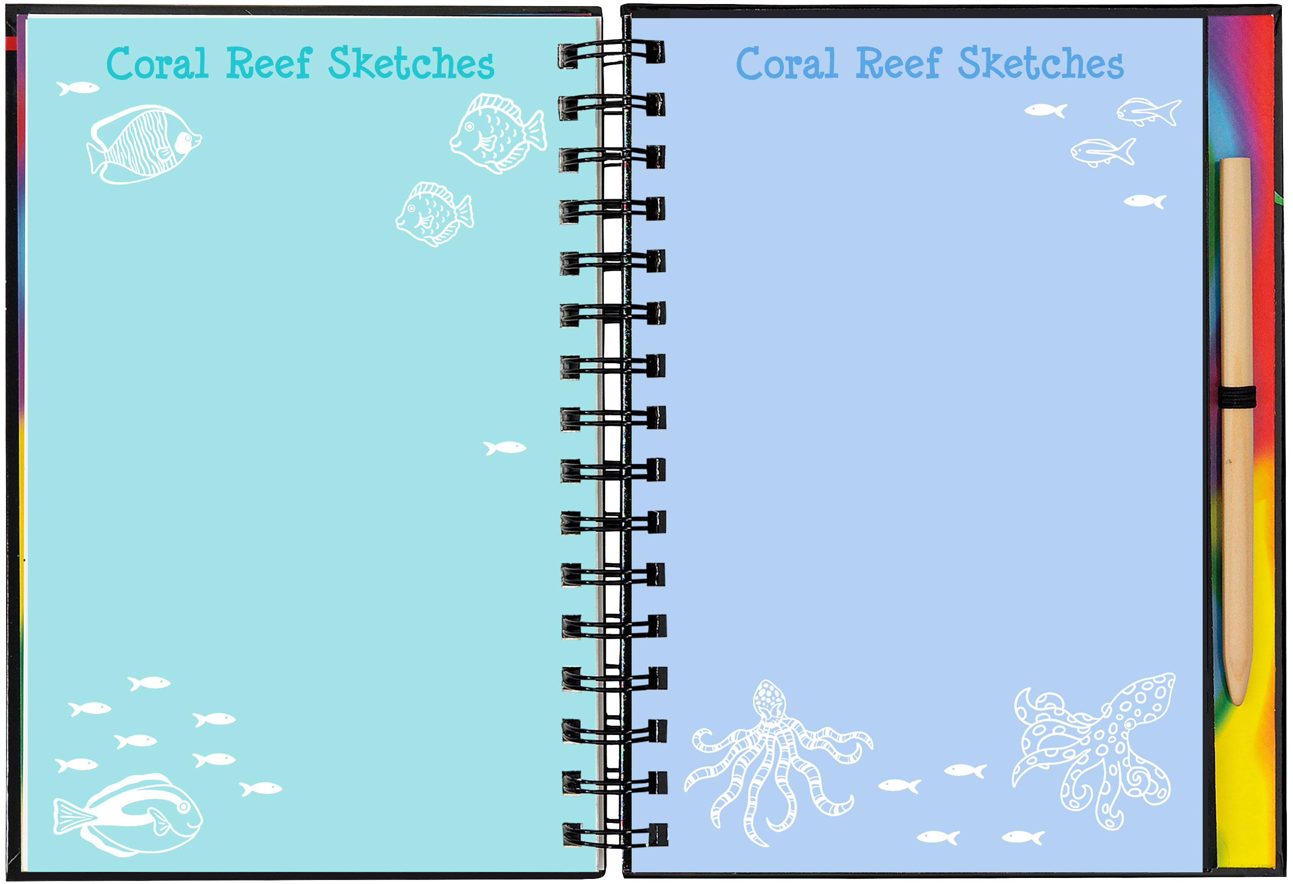 Peter Pauper Press - Wholesale Sketchbook/Sketchpad - Coral Reefs Scratch and Sketch6