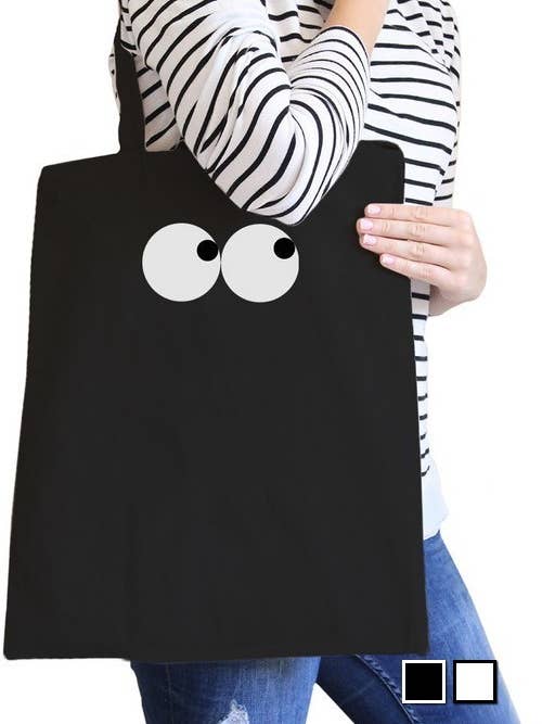 Eye Emoji Canvas Bag for wholesale by 365 In Love
