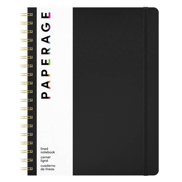 Grande Caderno Espiral com Linhas B5 – Disponível em 6 Cores por atacado de Paperage