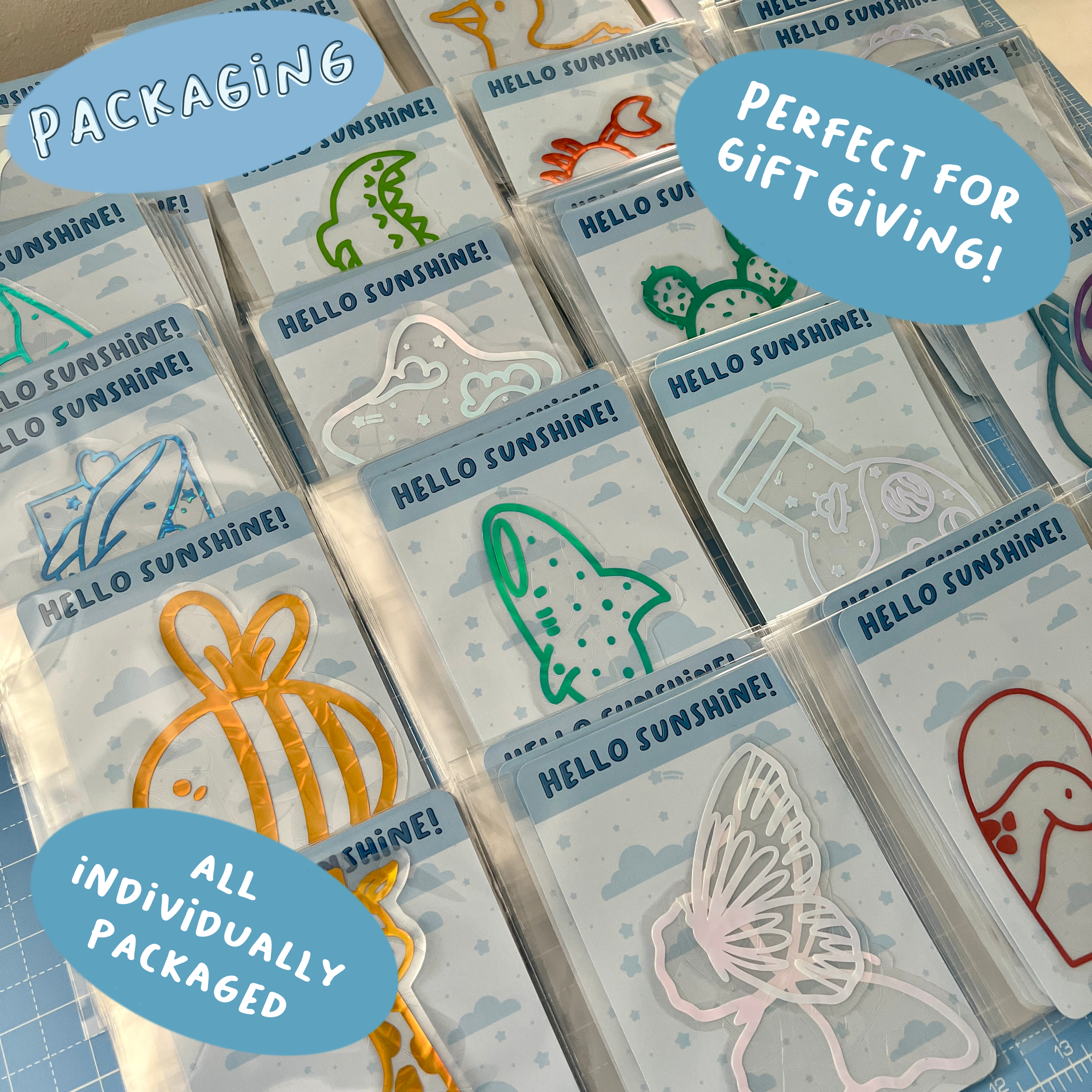 Poppodopolis – wholesale Suncatcher – Mini Birds Suncatcher Set4