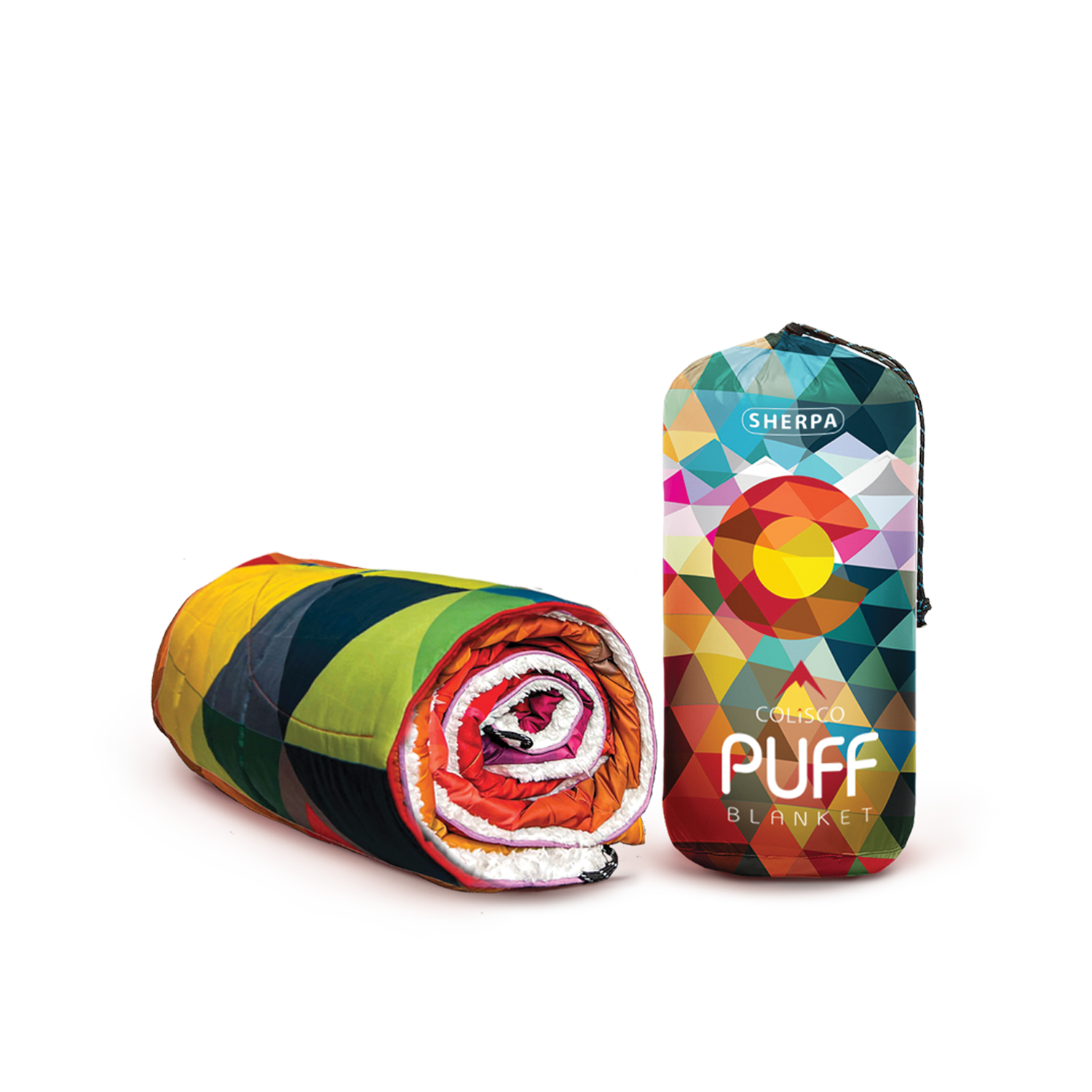 Colisco Wholesale – wholesale Prydnadsfilt – COLISCO Triangel Mini Sherpa Eco-Performance Filt-28"x40"2