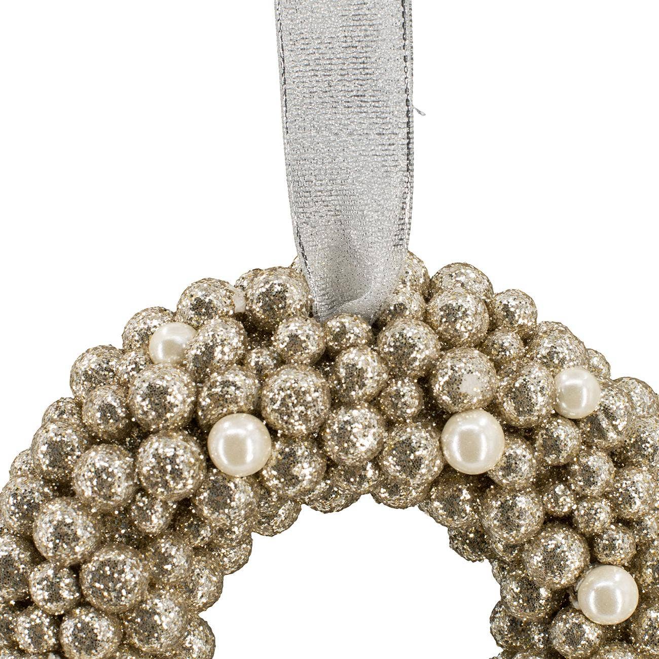 A&B Home Group Inc. - Venta al por mayor Corona - Adorno de corona con bayas brillantes/bola de acrílico de 6x1,5"2