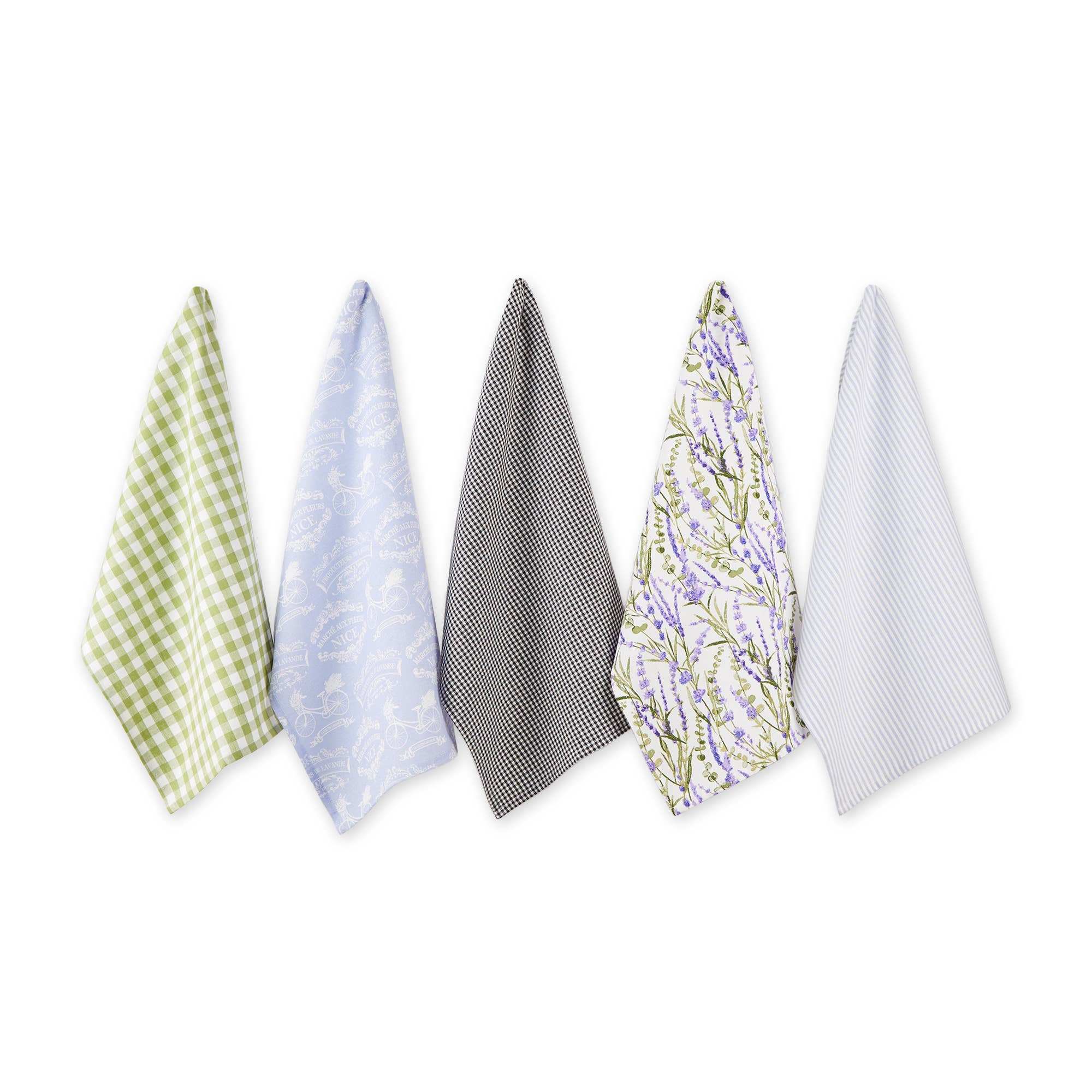Design Imports - Wholesale Tea Towel - Life in Lavender Assorted Dishtowels- PDQ1