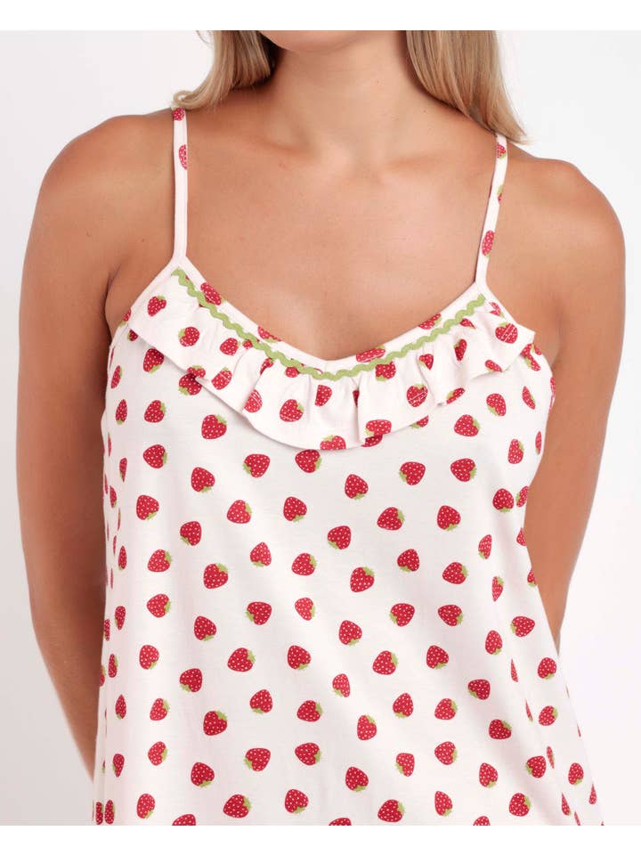 rosa pallido ADMAS Canotta Strawberry Field per Donna in vendita all'ingrosso su Faire3