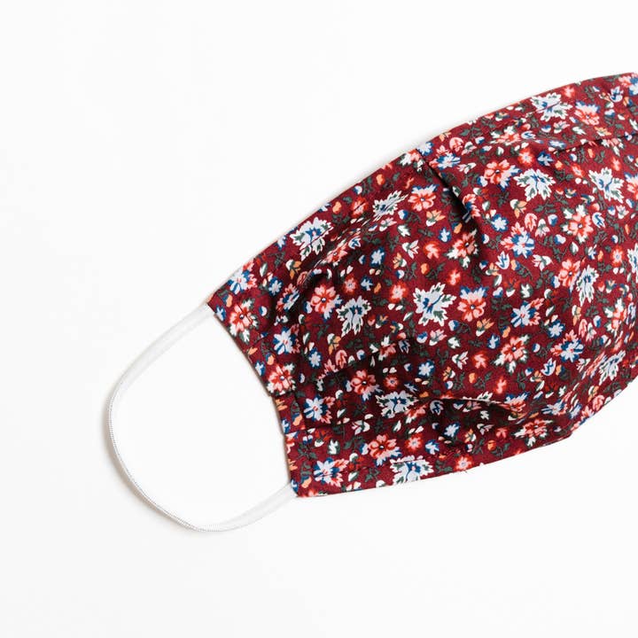 Autumn Floral Large Face Mask for wholesale by Soul Perch