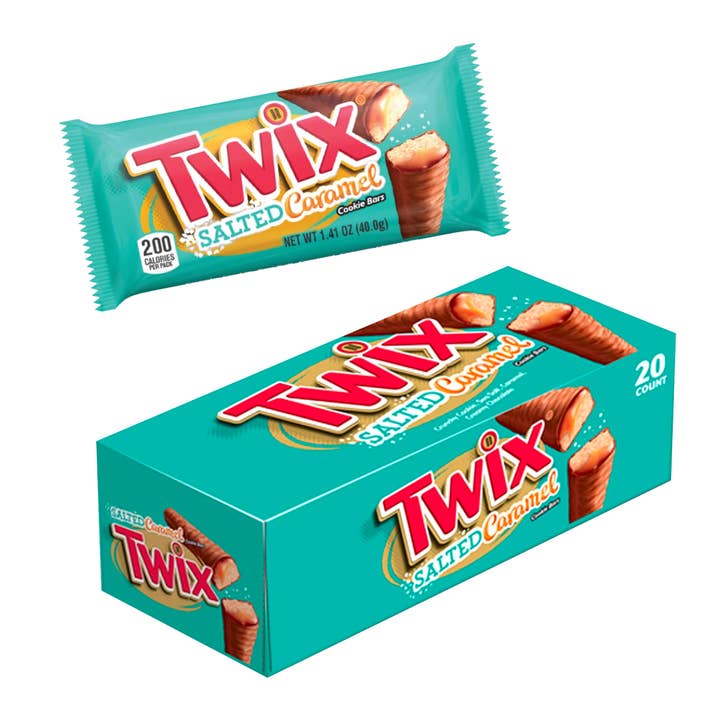 Twix Salted Caramel Cookie Bar for wholesale by Kelli's