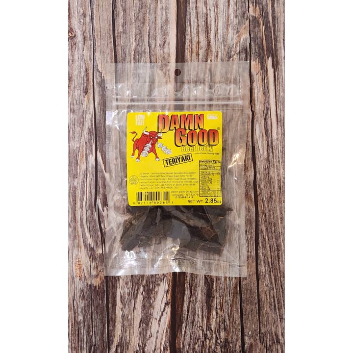 Damn Good Beef Jerky - Wholesale Jerky - 2.85 oz Premium Teriyaki Beef Jerky