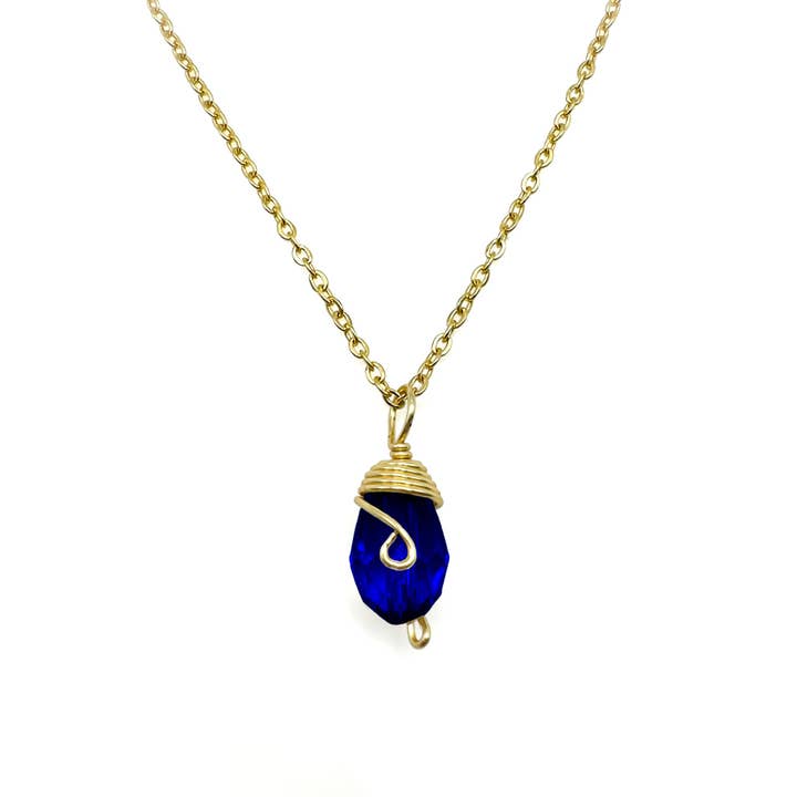 Alegria Accessories Inc. - Wholesale Pendant/Charm Necklace - Gold Birthstone necklace1