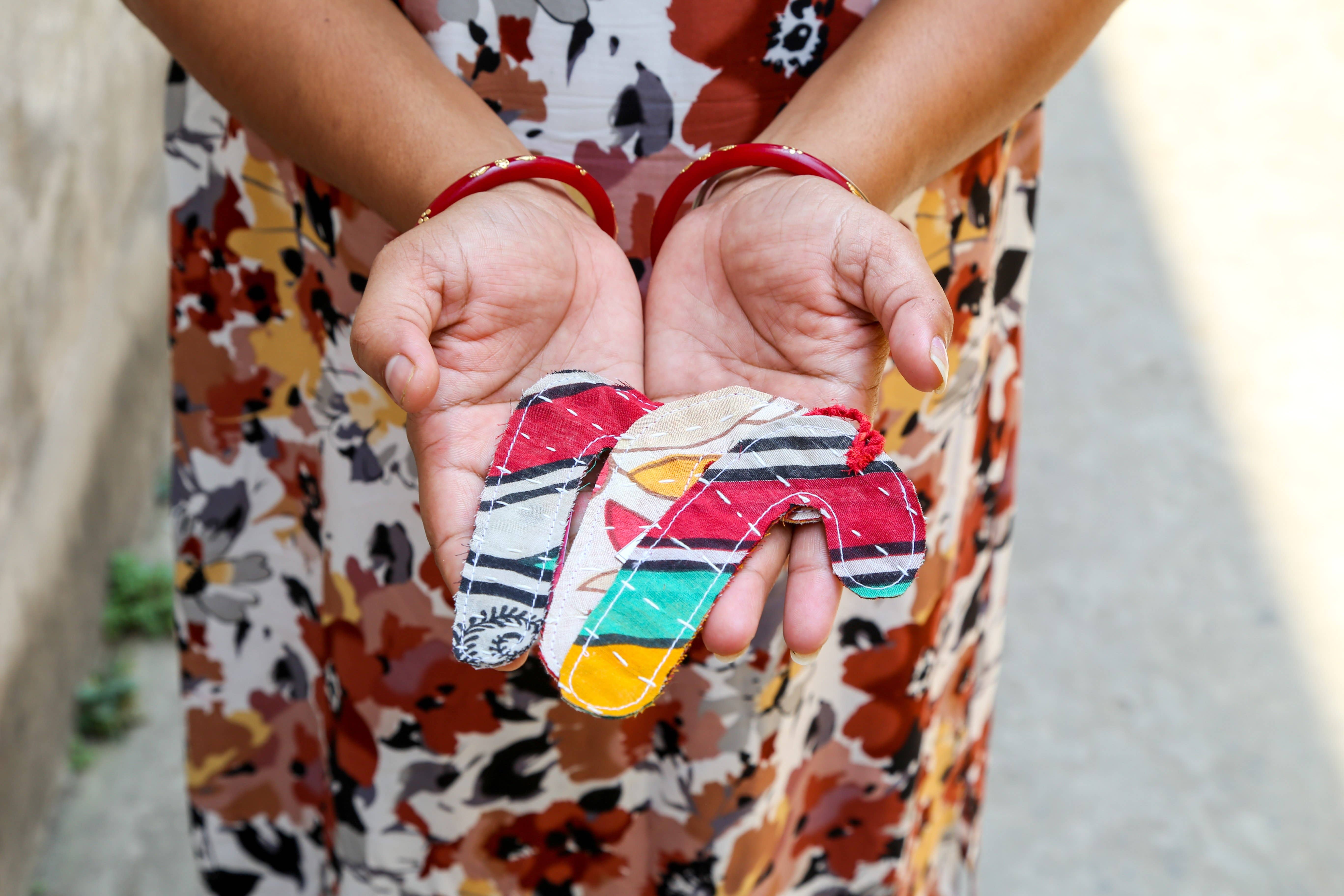 Asha Project - Wholesale Ornament - Kantha Christmas Ornaments | Candy Cane2