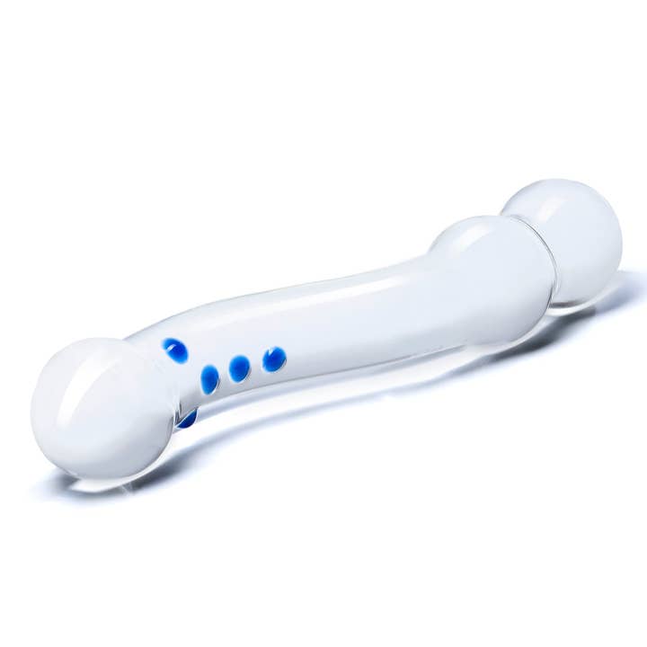 Lux Fetish Store - Wholesale Seksspeeltje - Gebogen glazen dildo van 6" met G-spot6