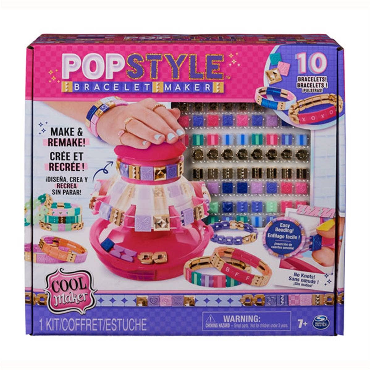 TSJJ - Vente Kit de fabrication de bijoux – enfant - Cool Maker - Pop Style Machine À Bracelets0