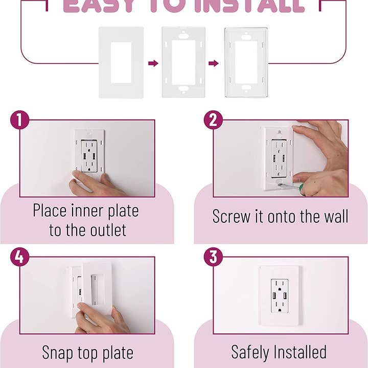 Bates Choice - Wholesale Light Switch Cover/Plate - Bates- Screwless Decorator Wall Plates, Switch Plate Covers4