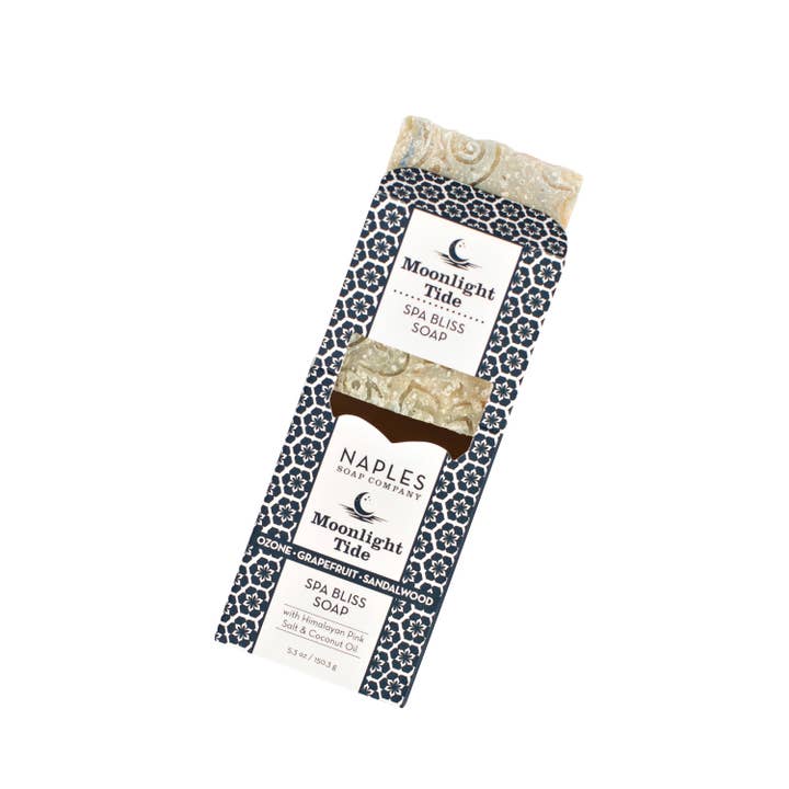 Naples Soap Company | Clean Beauty, Natural Bath & Body - Wholesale Bar Soap - Moonlight Tide Sea Salt Spa Soap – Sea Minerals&Coconut Oil4