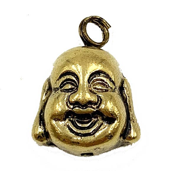 Gold Filled Thai Buddha Head Charm Pendant, CP476 for wholesale by Beads Creation