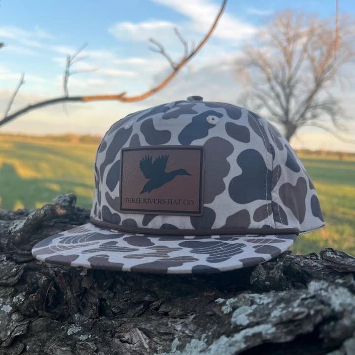 Three Rivers Hat Co. - Wholesale Trucker hat – Unisex - Duck Silhouette - Rope Snapback0