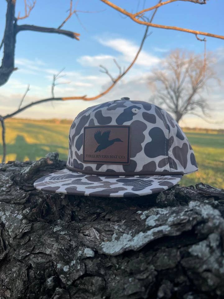 Duck Silhouette - Rope Snapback for wholesale by Three Rivers Hat Co.